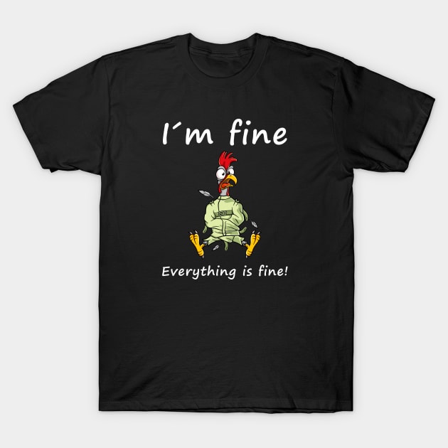 I´m fine T-Shirt by printedartings